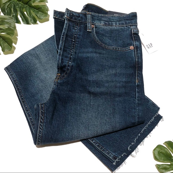 GAP Denim - 🆕 GAP Cheeky High-Waisted Straight Dark Wash Jean